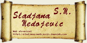 Slađana Medojević vizit kartica